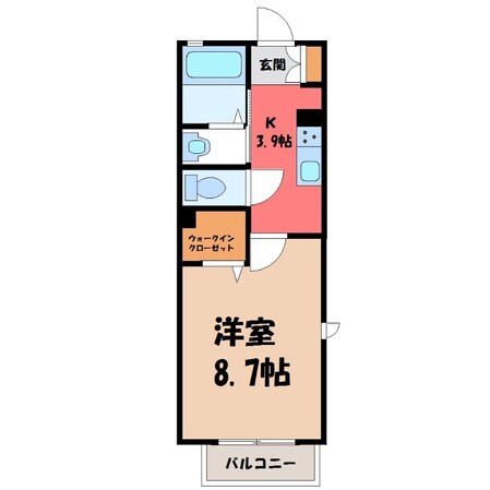 結城駅 徒歩1分 2階の物件間取画像